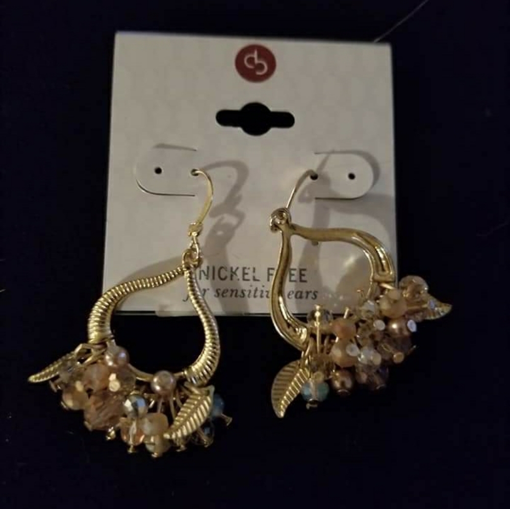 DB earrings